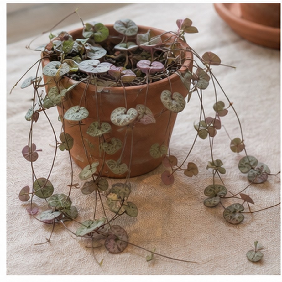 Leuchterblume String of Hearts als kleiner bewurzelter Ableger